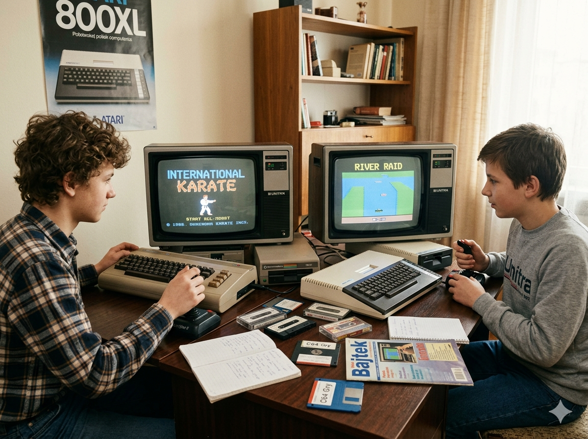 Commodore 64 vs Atari 800XL – maszyny, które zdominowały Polskę